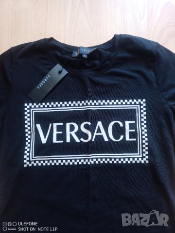 Памучна дамска тениска Versace размер S, снимка 2 - Тениски - 41832864