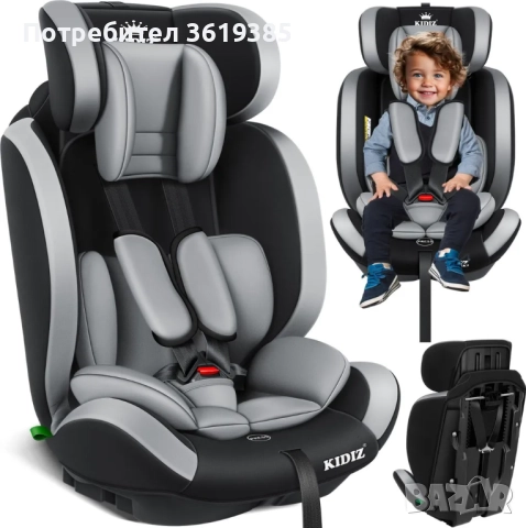 Детско столче за кола, група 1+2+3, 9-36 кг