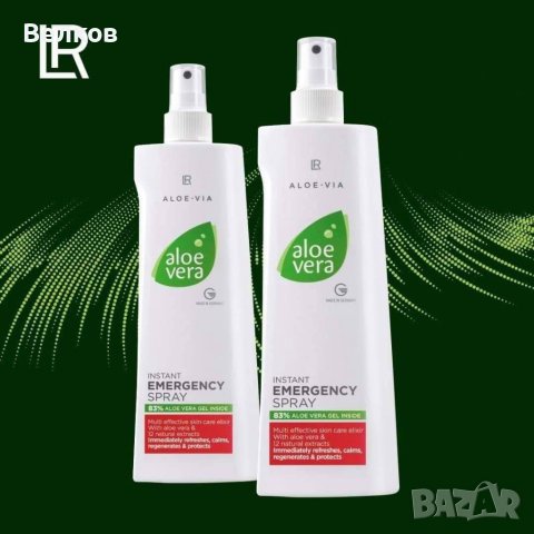 БЪРЗОДЕЙСТВАЩ СПРЕЙ ЗА СПЕШНА ПОМОЩ - АЛОЕ ВЕРА (EMERGENCY SPRAY ALOE VERA), снимка 1 - Медицински, стоматологични - 41098057