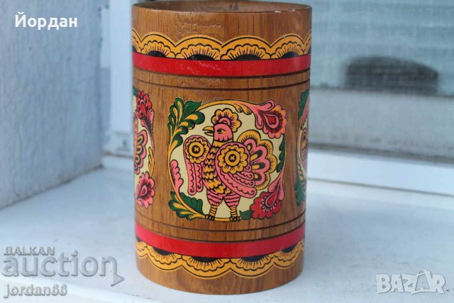 Дървена дъбова купа, снимка 4 - Колекции - 39710229