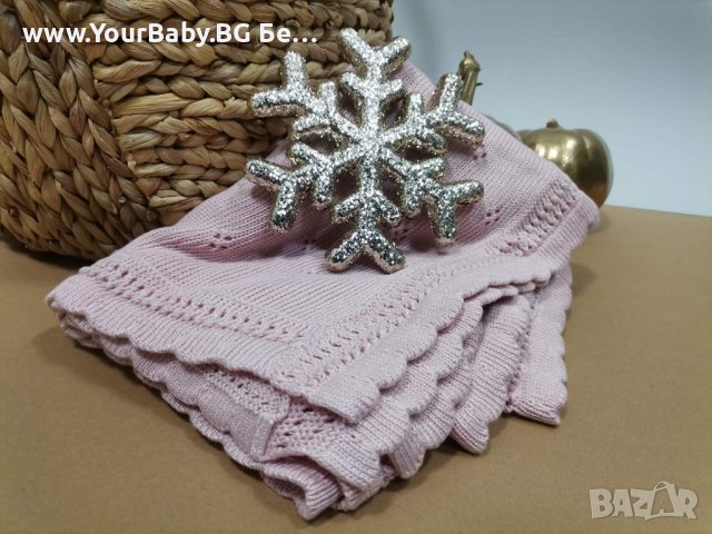 Бамбуково Одеяло за Дете или Бебе, стил Дантела - Цвят Розово, снимка 3 - Спални чували за бебета и деца - 38634350