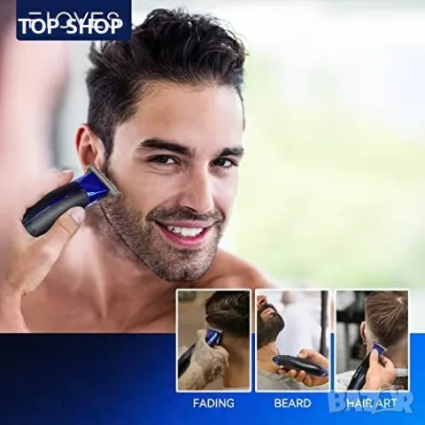 Нов Тример за коса брада/Машина за подстригване за мъже/Самобръсначка, снимка 2 - Машинки за подстригване - 49589187