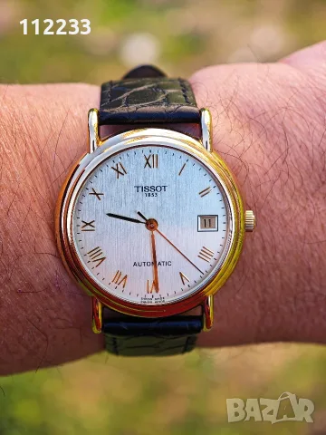 Tissot Carson Automatic 35.5 mm 18K Yellow Gold, снимка 11 - Мъжки - 53647572