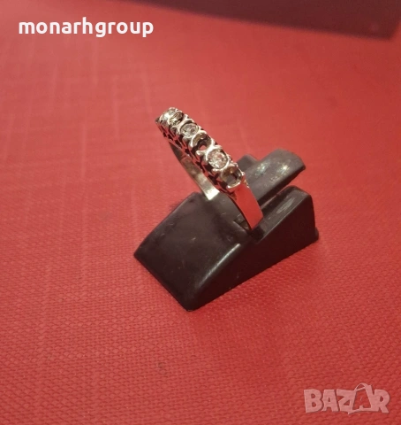 Сребърен пръстен / липсват камъчета/, снимка 4 - Пръстени - 52655689