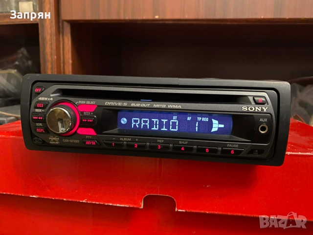Авто Сд МП3 плеър Сони/Sony CDX-GT 222 Сд/Мп3/АУХ, снимка 4 - Аксесоари и консумативи - 53103253