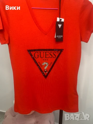 Нова тениска на Guess размер S, снимка 7 - Тениски - 50449496
