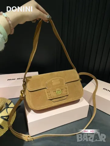 Miu Miu Penny дамска чанта от естествена кожа, снимка 3 - Чанти - 55894369
