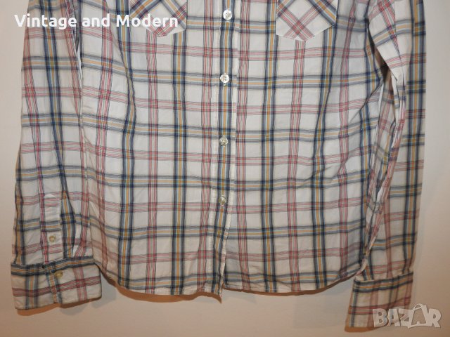 BOGNER FIRE+ICE дамска карирана риза с дълъг ръкав 40 (М/L), снимка 3 - Ризи - 34053112