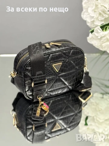 Guess Дамска Чанта С Дълга Дръжка За През Рамо Гес - Налични Различни Цветове Код E564, снимка 6 - Чанти - 50824756