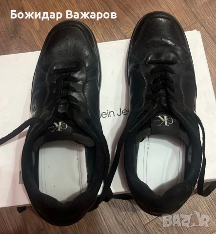 Мъжки черни маратонки на Calvin Klein
