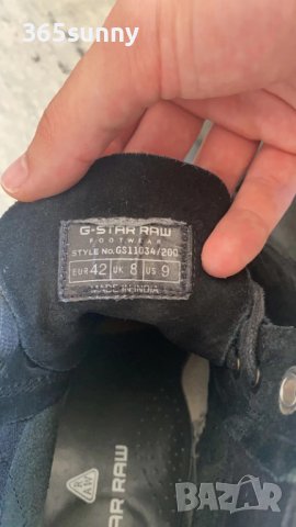 Кубинки G-star 43 номер, снимка 4 - Мъжки боти - 38824225