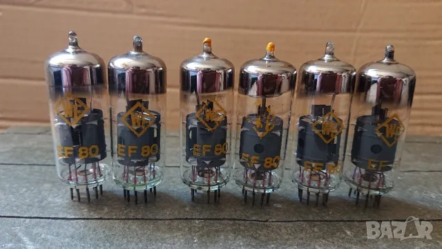 Нови радиолампи WF EF80. Използвани радиолампи WF EF80. 