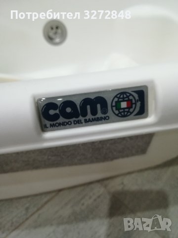 Италианска анатомична бебешка вана ,,Cam" с сифон 95/53/22см, снимка 10 - За банята - 41911525