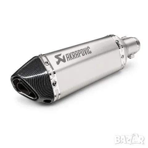 Сиво-карбоново спортно гърне 370 mm с DB Killer, снимка 2 - Аксесоари и консумативи - 55866284