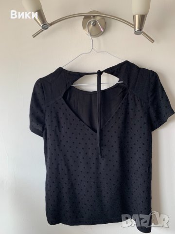 Нова черна дамска блуза, снимка 9 - Тениски - 40065104