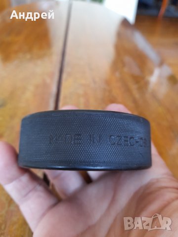 Стара шайба за хокей #2, снимка 4 - Други ценни предмети - 41982533