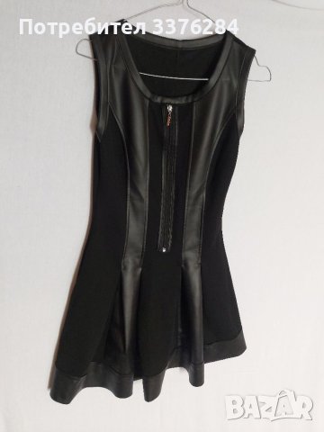 Елегантна черна рокля, снимка 4 - Рокли - 40739759