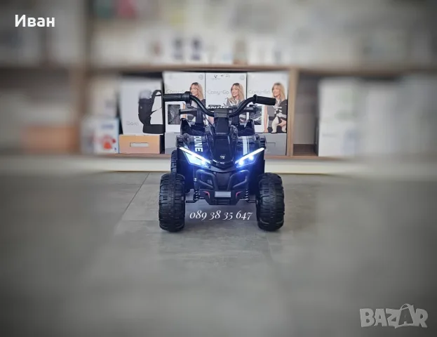 ТОП ЦЕНА!НОВО!Акумулаторно ATV/бъги Dune BLACK с 12 V батерия,USB,потегляне чрез ръкохватка, снимка 3 - Детски велосипеди, триколки и коли - 55746710