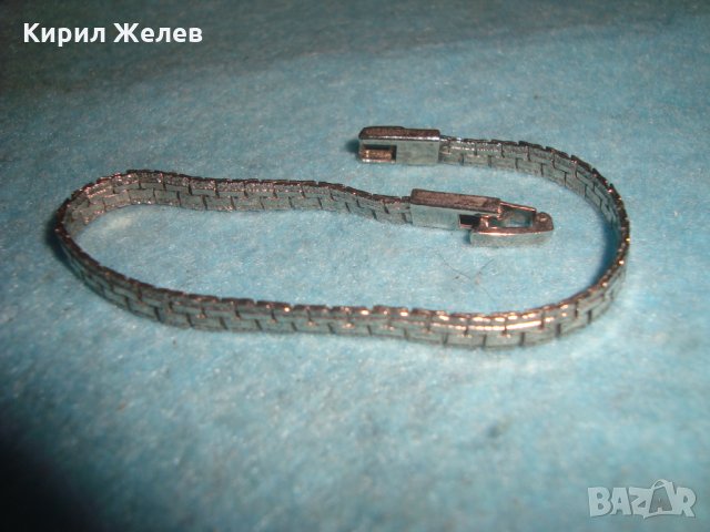 ПОСРЕБРЕНА ФЕШЪН АРТ ГРИВНА от БЛАГОРОДНА НЕРЪЖДАЕМА СТОМАНА ЗДРАВА ВИНТИДЖ ПЛЕТКА 25872, снимка 4 - Гривни - 35769980