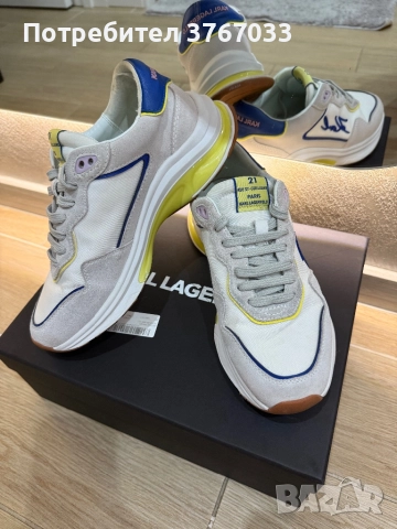 Дамски маратонки Karl Lagerfield, снимка 3 - Маратонки - 52379431