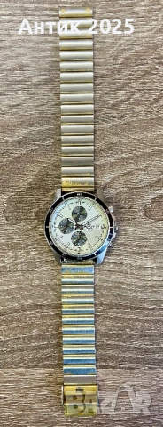 Мъжки часовник Casio Edifice хронограф WR 100M, стоманена верижка, снимка 2 - Мъжки - 53602586