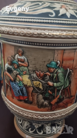 Декантер, немски , снимка 4 - Антикварни и старинни предмети - 52788466