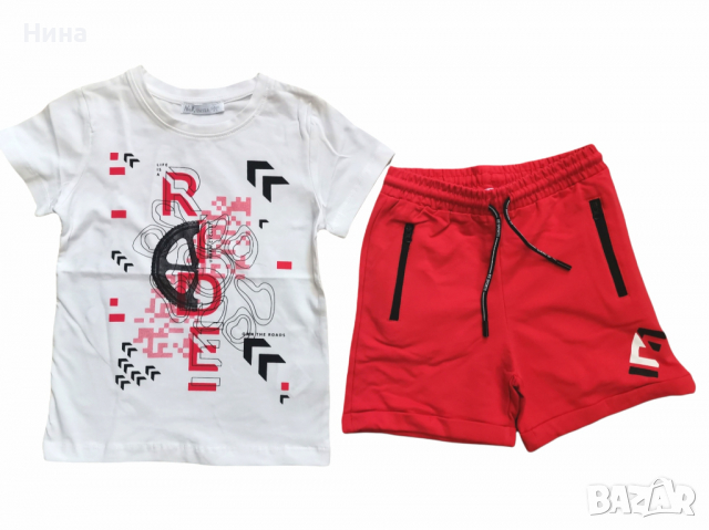Екип в червено NK , снимка 2 - Детски комплекти - 36130908