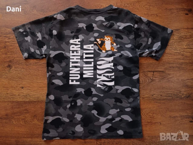 A Bathing Ape Bape Camo Tiger тениска, снимка 4 - Тениски - 50620724