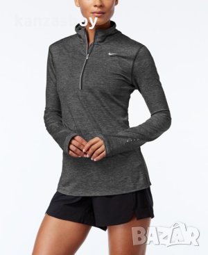 Nike Dri-Fit Element 1/2 Zip Shirt - страхотна дамска блуза КАТО НОВА, снимка 1 - Спортни дрехи, екипи - 35813111