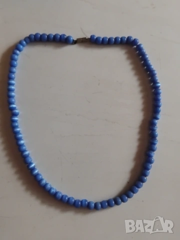 Дамско Колие в Син Цвят, снимка 2 - Колиета, медальони, синджири - 53487569