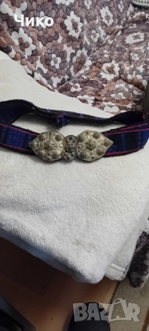 Сребърни пафти със позлата и филигран