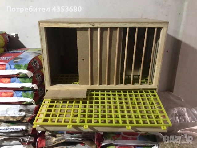 Клетка за гълъби Размери: 60x42x40 см, снимка 2 - Гълъби - 53661164