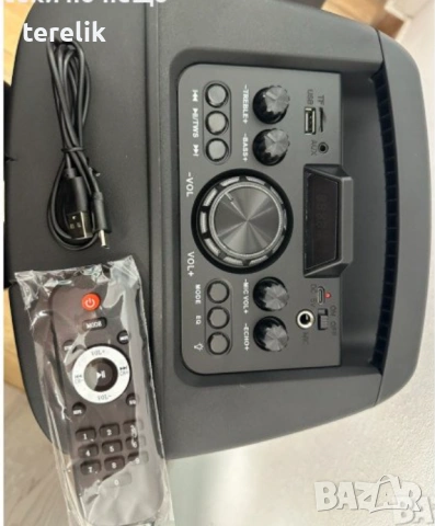 % Нова ZQS 8210 2х8 120W 6500mah 2 микрофона ПРЕНОСИМА КАРАОКЕ КОЛОНА От вносител 12 месеца гаранци, снимка 10 - Тонколони - 53165296