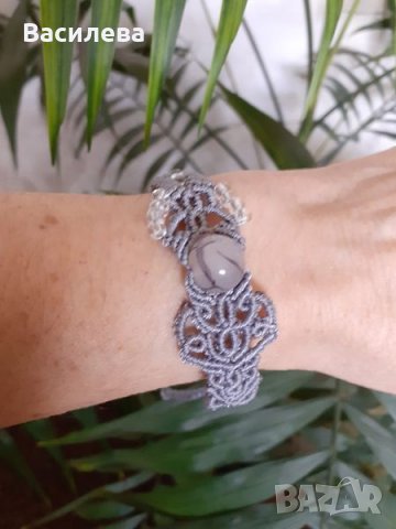 гривна микро-макраме, снимка 2 - Гривни - 39673862