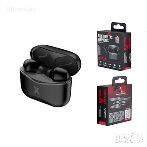 Безжични слушалки maXlife, MXBE-01, Bluetooth, Черен, снимка 4 - Слушалки, hands-free - 41143677