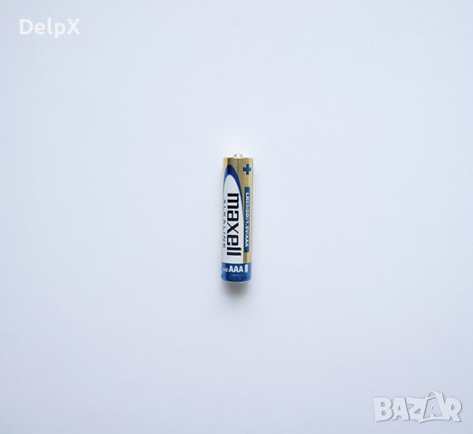 Алкална батерия MAXELL 1,5V AAA (LR03), снимка 1 - Друга електроника - 42632833