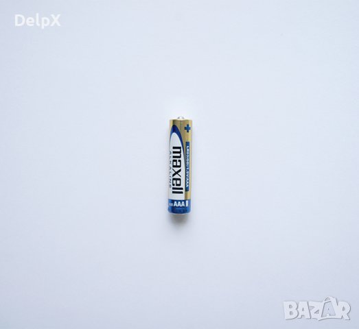 Алкална батерия MAXELL 1,5V AAA (LR03), снимка 1