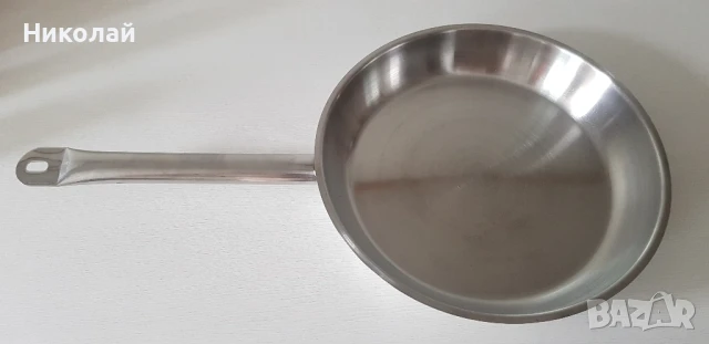 професионален стоманен тиган Stainbach, снимка 6 - Съдове за готвене - 51015262