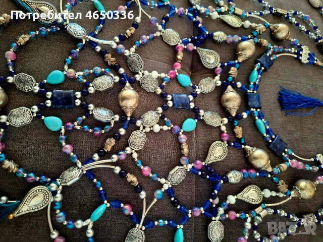 Много голямо етно колие за тяло, уникат, снимка 7 - Колиета, медальони, синджири - 52523756