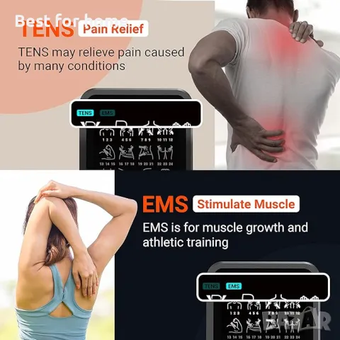 Мускулен стимулатор ,импулсен мускулен масажор HEYIKEJI, снимка 2 - Друга електроника - 49761881