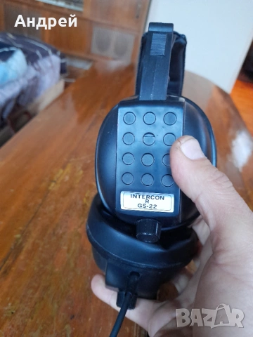 Стари слушалки Intercon GS-22, снимка 4 - Други ценни предмети - 53248784