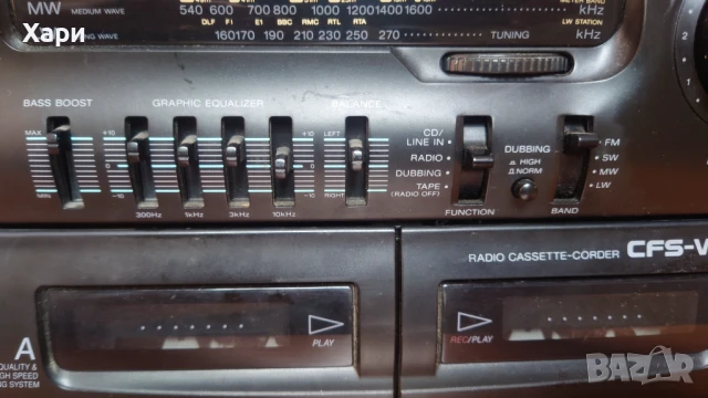 Радиокасетофон Sony CFS-W455L, снимка 5 - Радиокасетофони, транзистори - 50902001