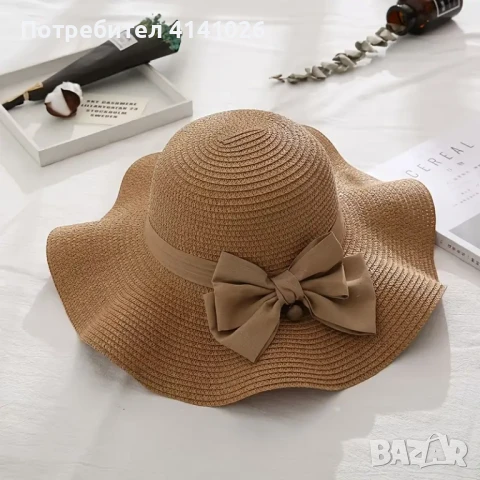 Дамска лятна капела / шапка, снимка 5 - Шапки - 50715184