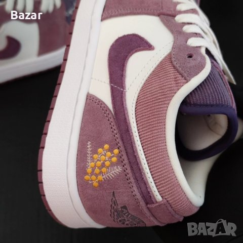 Nike Air Jordan 1 Low Unity Lavender Размер 37.5 Номер Дамски Обувки Женски Shoes, снимка 3 - Маратонки - 41767979