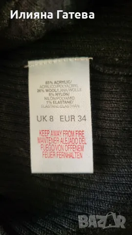 Рокля River Island р-р С/М 26% вълна, снимка 4 - Рокли - 48413748