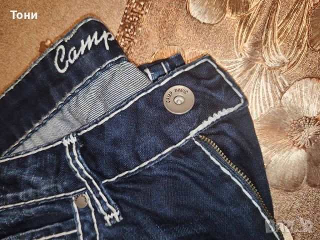 CAMP DAVID Оригинал Нови Мъжки Маркови Дънки L , снимка 15 - Дънки - 53448968