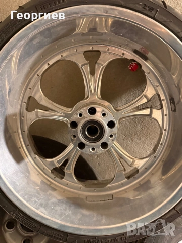 Custom CNC Алуминиева Джанта 18" за Мотор Широка Гума (240), снимка 7 - Гуми и джанти - 53486171