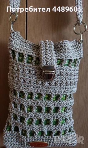 Плетени чанти на една кука., снимка 15 - Чанти - 50866306