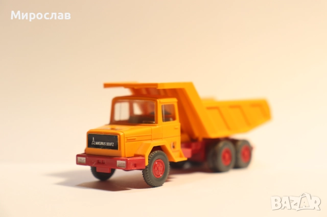 WIKING H0 1/87 MAGIRUS САМОСВАЛ КОЛИЧКА КАМИОН МОДЕЛ, снимка 5 - Колекции - 52039191