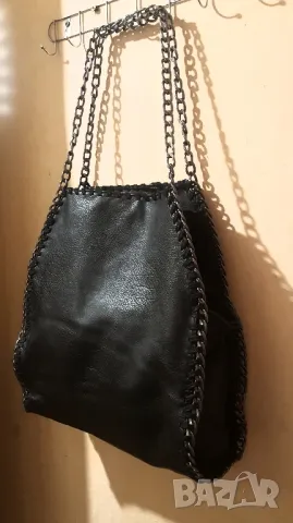 "Mango"-черна чанта, снимка 2 - Чанти - 48270165